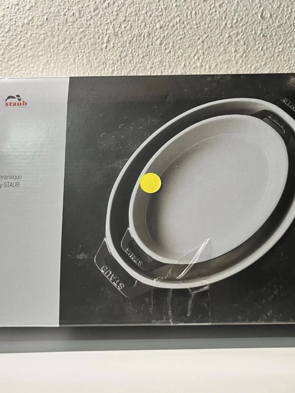 Staub Stoneware 2-pc, Oval Baking Dish Set, white